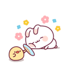 飛び出す♪ウサピヨ 夏のスタンプ（個別スタンプ：20）