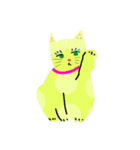 招き猫と和の彩り（個別スタンプ：39）