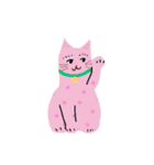 招き猫と和の彩り（個別スタンプ：40）