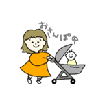 育児がんばる母のスタンプ（個別スタンプ：24）