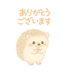 私のハリネズミちゃんが可愛くなりました。（個別スタンプ：6）