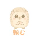 私のハリネズミちゃんが可愛くなりました。（個別スタンプ：11）