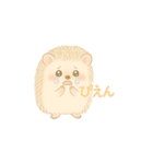 私のハリネズミちゃんが可愛くなりました。（個別スタンプ：12）