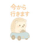 私のハリネズミちゃんが可愛くなりました。（個別スタンプ：22）