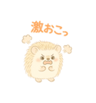 私のハリネズミちゃんが可愛くなりました。（個別スタンプ：27）