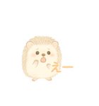 私のハリネズミちゃんが可愛くなりました。（個別スタンプ：30）
