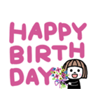 毎日使える！ゆるかわ女子♡でか文字（個別スタンプ：26）