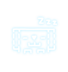 顔文字スタンプ ♡ みずいろ（個別スタンプ：40）