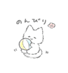 夏のふかふかこねこスタンプ（個別スタンプ：22）