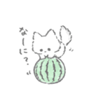 夏のふかふかこねこスタンプ（個別スタンプ：26）