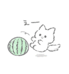 夏のふかふかこねこスタンプ（個別スタンプ：27）