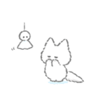 夏のふかふかこねこスタンプ（個別スタンプ：37）