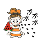 おちゃめの夏！なつの気持ち色々（個別スタンプ：24）