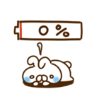 とびだす●ネガティブ●ねことうさぎ（個別スタンプ：4）