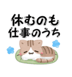 毎日五月病なねこたち 3D風！夏スタンプ（個別スタンプ：10）