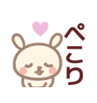 【夏】ず～っと使える♡うさぎさんスタンプ（個別スタンプ：38）