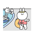 がんばるシロシロの夏いっぱいスタンプ（個別スタンプ：5）
