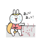 がんばるシロシロの夏いっぱいスタンプ（個別スタンプ：6）