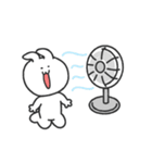 がんばるシロシロの夏いっぱいスタンプ（個別スタンプ：16）