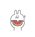 がんばるシロシロの夏いっぱいスタンプ（個別スタンプ：18）