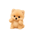 かわいいぽっちゃりポメラニアン （NT）（個別スタンプ：4）