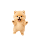 かわいいぽっちゃりポメラニアン （NT）（個別スタンプ：32）