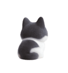 感情豊かなツートン柄の猫 （NT）（個別スタンプ：18）