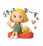 mottoの3Dおとな女子♡日常（個別スタンプ：4）