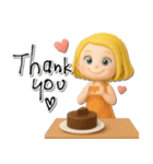 mottoの3Dおとな女子♡日常（個別スタンプ：15）