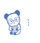 青パンダくんの日々（個別スタンプ：24）