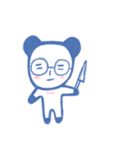 青パンダくんの日々（個別スタンプ：30）