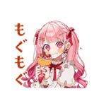 ラブリーな女の子のコンカフェバイト（個別スタンプ：18）