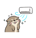 夏を満喫カワウソさん♪（個別スタンプ：10）