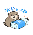 夏を満喫カワウソさん♪（個別スタンプ：24）