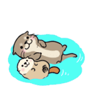 夏を満喫カワウソさん♪（個別スタンプ：39）