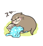 夏を満喫カワウソさん♪（個別スタンプ：40）