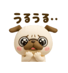 パグちゃん♡3Dリアクション（個別スタンプ：3）