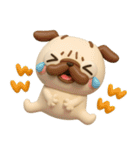 パグちゃん♡3Dリアクション（個別スタンプ：7）