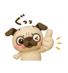 パグちゃん♡3Dリアクション（個別スタンプ：8）
