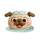 パグちゃん♡3Dリアクション（個別スタンプ：11）