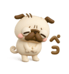 パグちゃん♡3Dリアクション（個別スタンプ：14）
