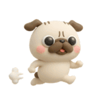 パグちゃん♡3Dリアクション（個別スタンプ：20）