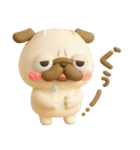 パグちゃん♡3Dリアクション（個別スタンプ：25）