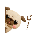 パグちゃん♡3Dリアクション（個別スタンプ：31）