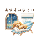 夏だよ！敬語でトイプードル（個別スタンプ：8）