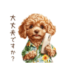 夏だよ！敬語でトイプードル（個別スタンプ：18）