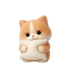 かわいいぽっちゃりオレンジ猫 （NT）（個別スタンプ：22）