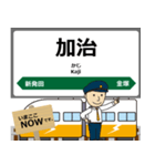 羽越本線in東日本の毎日使う電車（個別スタンプ：8）