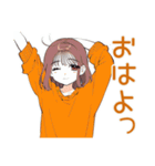 ズボラめんどくさ女子★運動編（個別スタンプ：7）