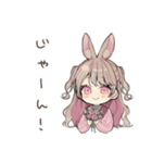 うさぎ彼女のデートたのしみ♡（個別スタンプ：29）